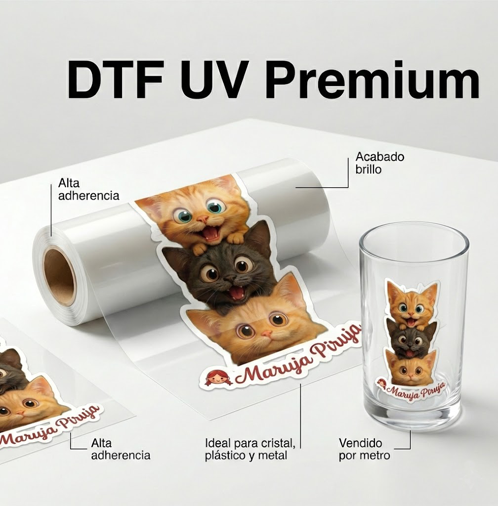 dtf uv por metros