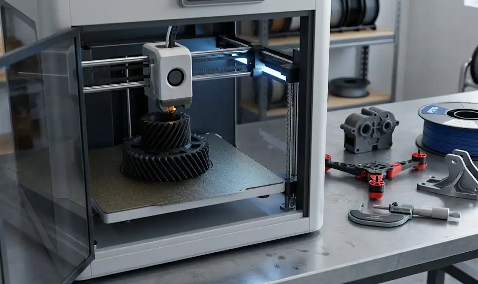 Impresión 3D FDM de pieza mecánica funcional