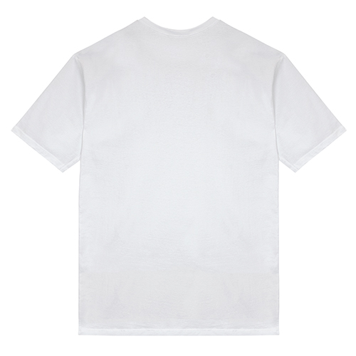 Camiseta Oversize Urbana 240 g en color blanco, vista frontal — personalizable con tu logo